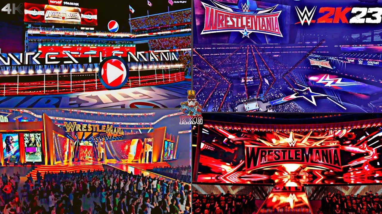 These WWE 2K23 WrestleMania Arena Mods Will Make Your Game Look BETTER Than WWE 2K24 | KanavXGaming