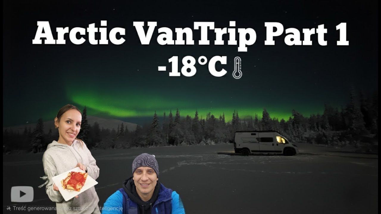 WINTER VANLIFE ASMR ❄️ Snow & Arctic Views (Driving, No Talking) 4K Poland to Lapland Road