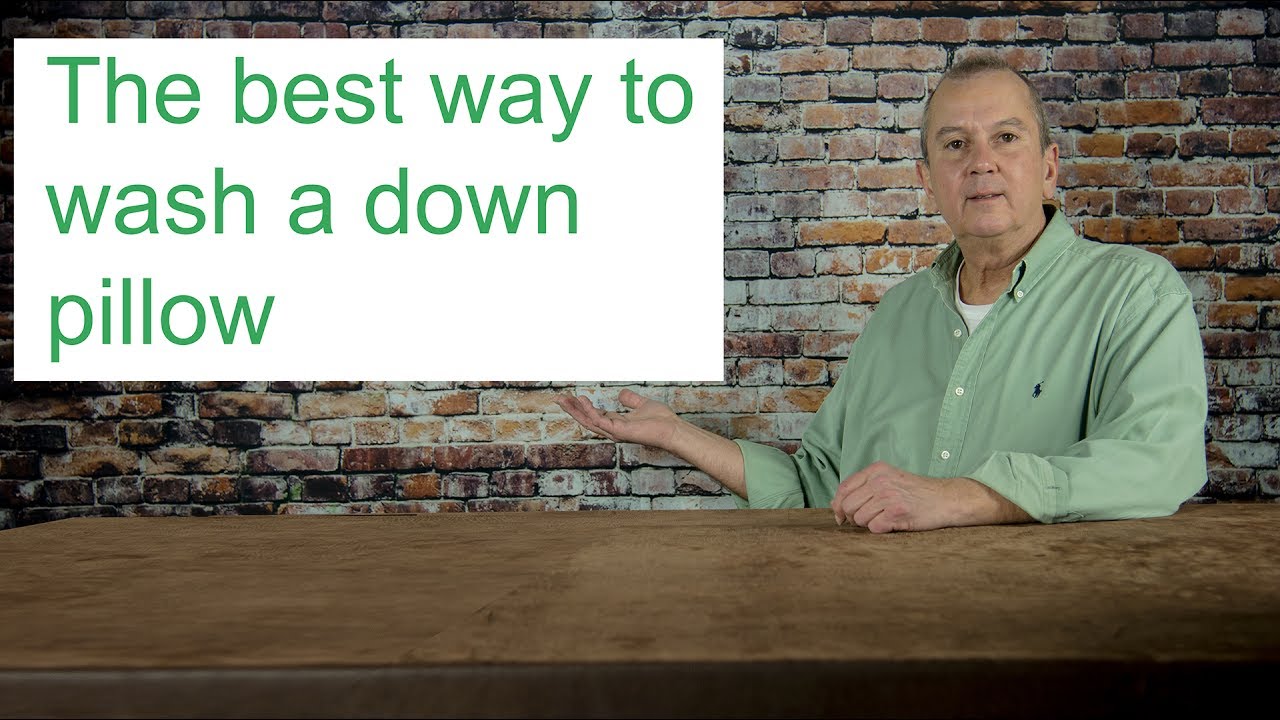 How to wash a Down Sleeping pillow