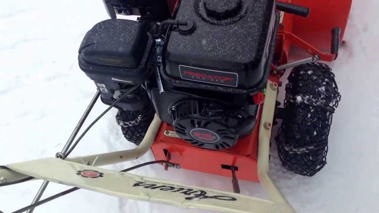 1971 Ariens Snowblower with Harbor Freight motor