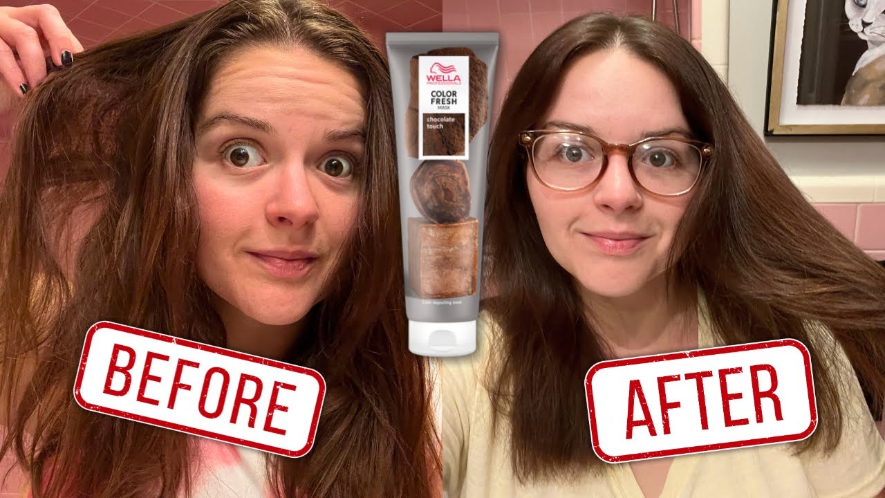 Маска Wella Chocolate Touch Color Fresh Mask – от светло-каштановых волос до тёмных к осени! Врем...