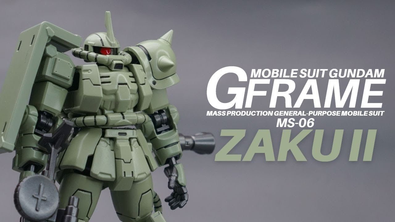 Gundam Custom Build : G-Frame Zaku II