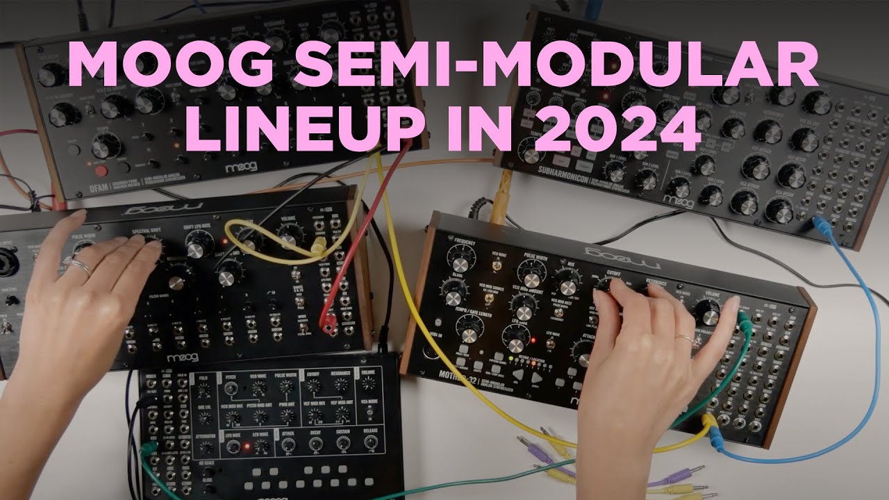 Moog Semi-Modular Comparison 2024: Labyrinth, Mother-32, & More (feat. Sarah Belle Reid)
