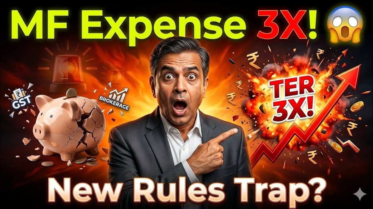म्यूचुअल फंड Expense Ratio 3X हो गया ! 😱 New Rules Trap ? TER Surge Exposed 2026 ।