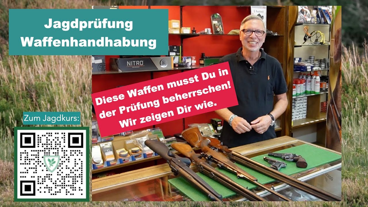 Jagdschein machen: Waffenhandhabung - Diese Waffen musst Du in der Jagdpr&uuml;fung kennen!