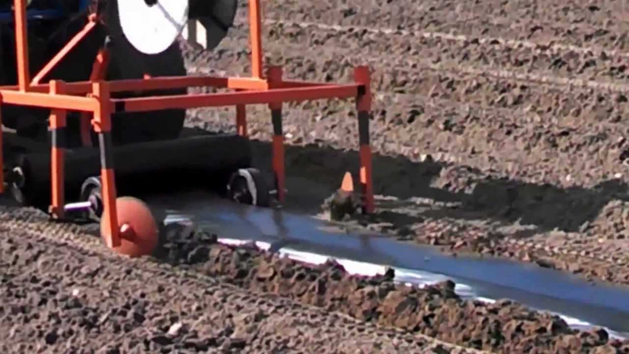 Homemade Plastic Mulch Layer