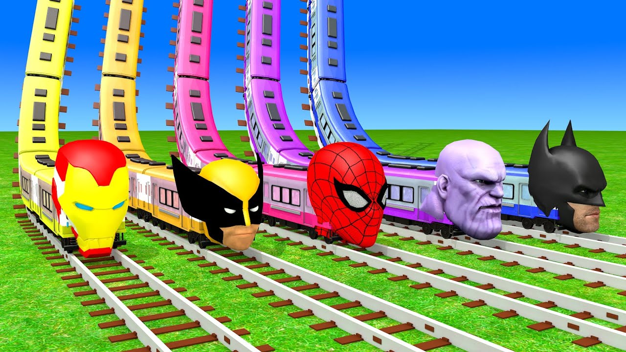 踏切アニメ あぶない電車 TRAIN 🚦 Fumikiri 3D Railroad Crossing Animation #train | Funny Trains