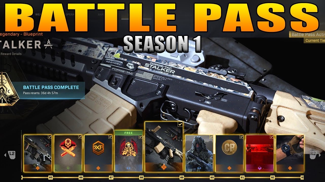 Modern Warfare: Everything In The Battle Pass (Season 1)