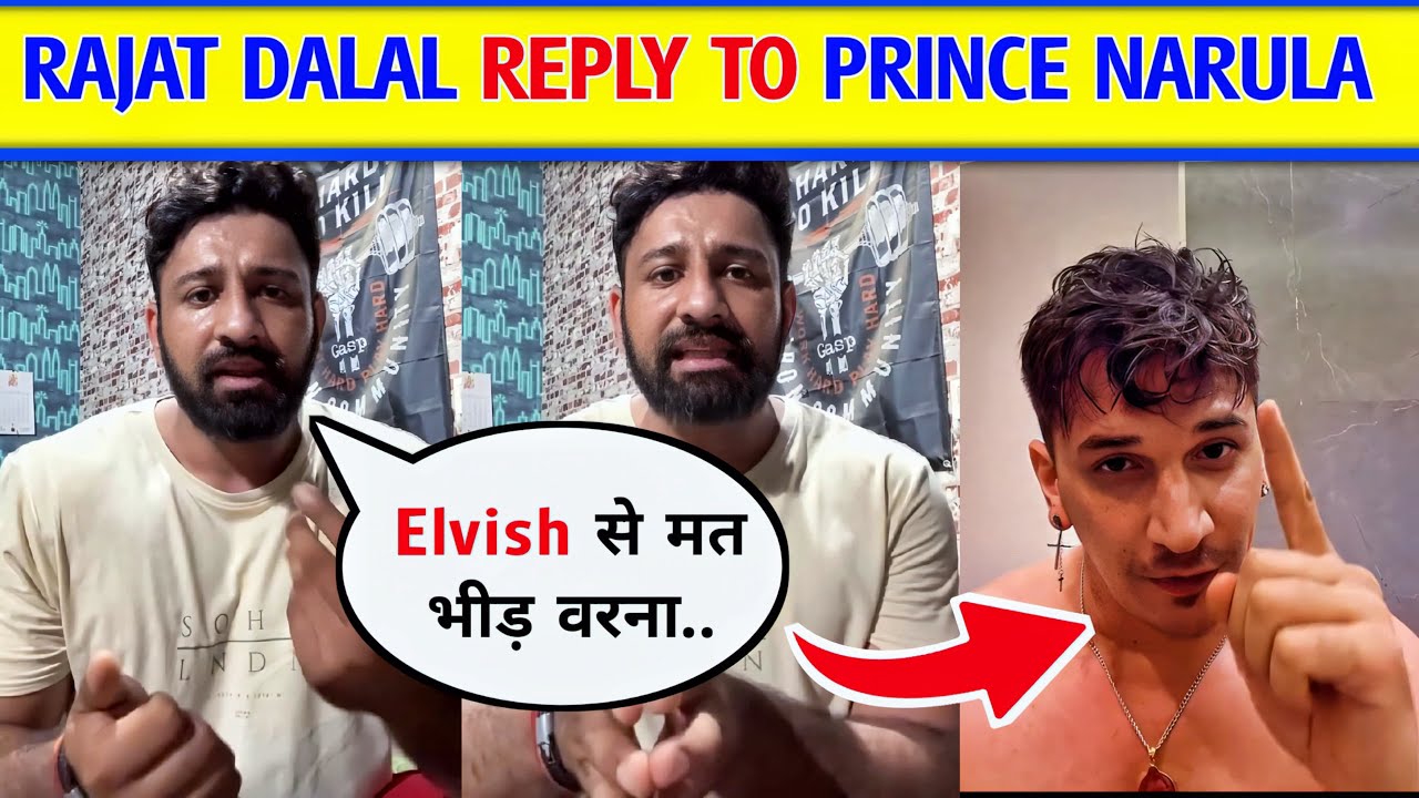 😱Rajat Dalal Angry Reply Prince Narula। Elvish yadav vs Prince Narula। Rajat Dalal on Prince Narula