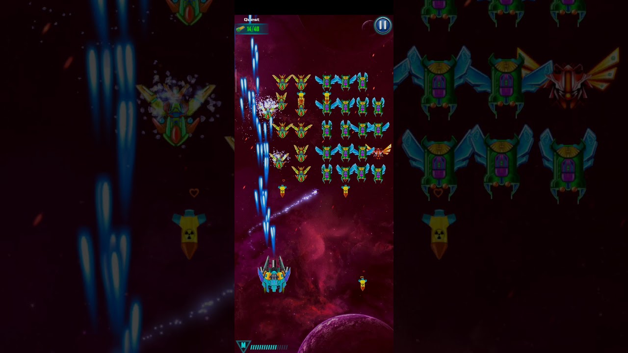 My Galaxy Attack : Alien Shooter Gameplays ! Mission S7 (Phantom Assassin), complete !
