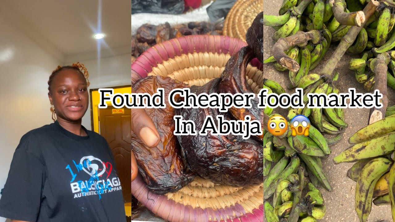 High price of foodstuff in Abuja make me discovered this market!😩😤