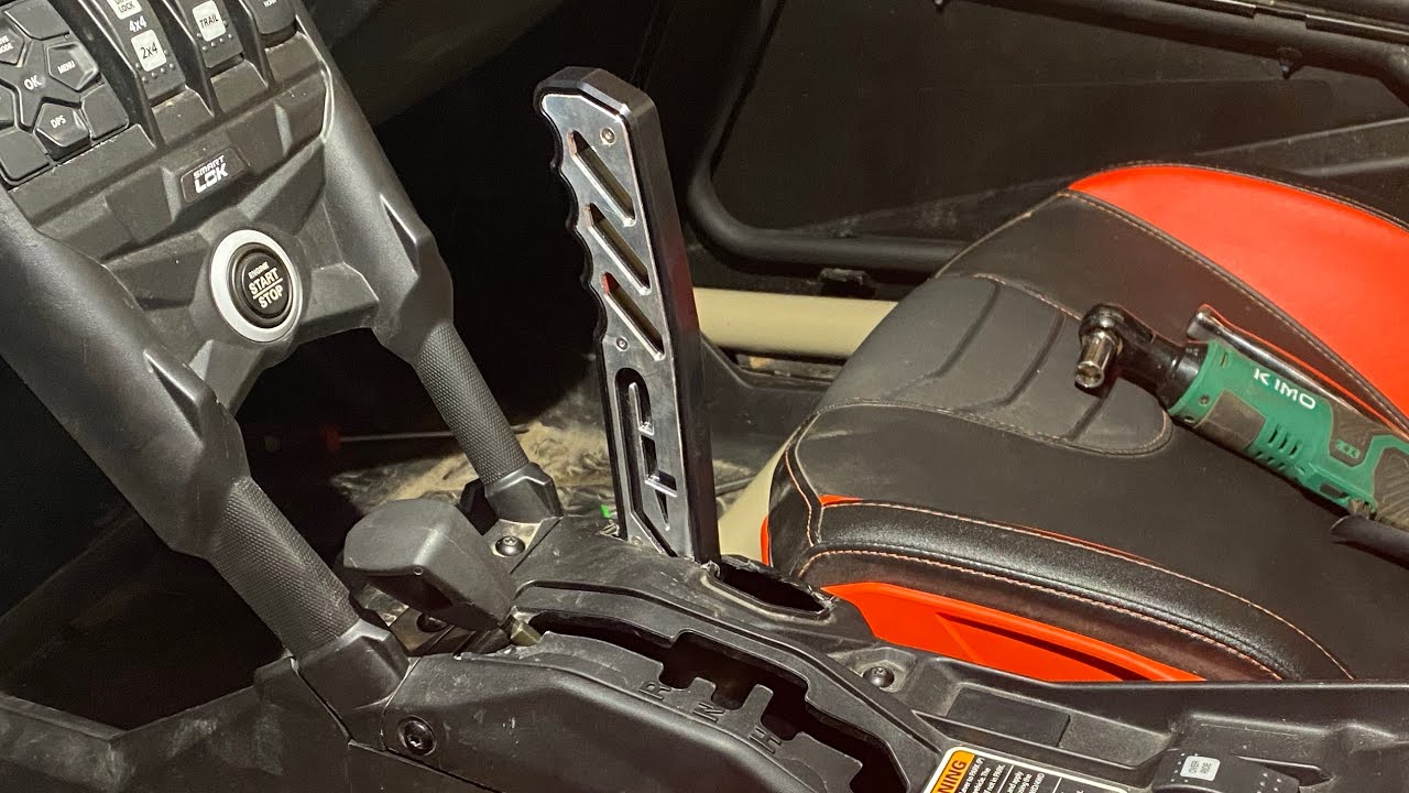 Agency Power hand brake 2021 Can Am X3 installation