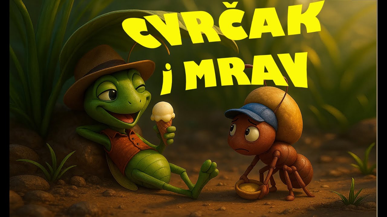 Cvrčak i Mrav - Cvrčak svira, mrav radi – Ko je bio u pravu? - TortaTaTira