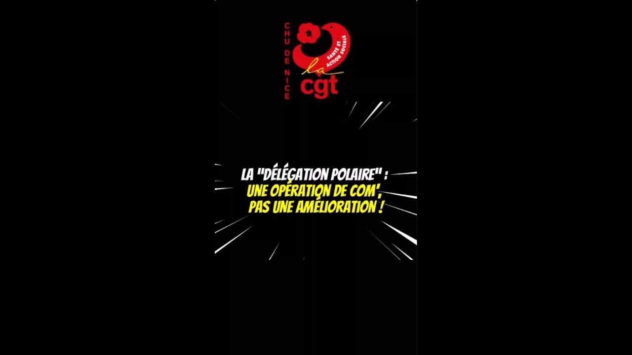 LA “DELEGATION POLAIRE” : UNE OPÉRATION DE COM, PAS UNE AMÉLIORATION !