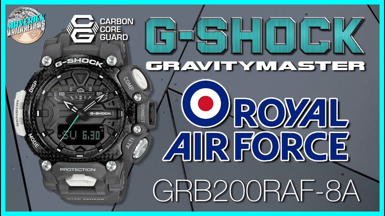 К звёздам! | Распаковка и обзор часов G-Shock Gravitymaster Royal Air Force Limited Edition GRB20...