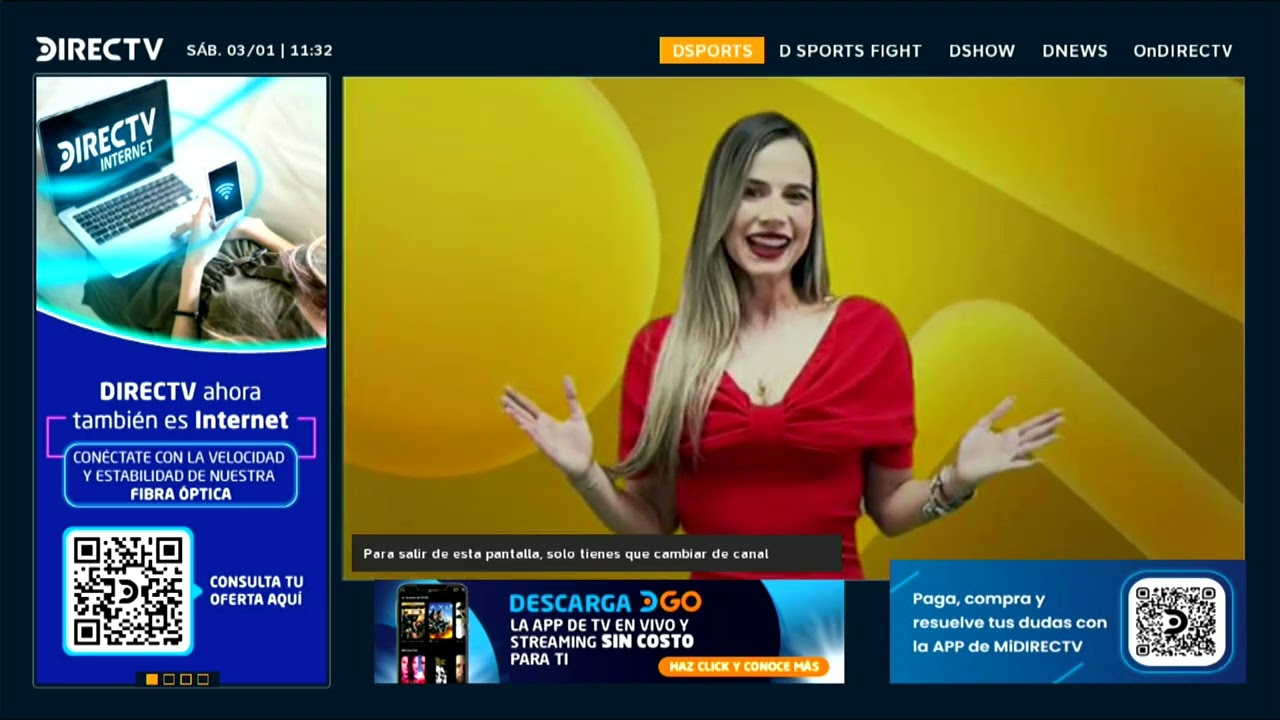 Canal Informativo De Canal 100 DIRECTV HD Argentina 2025
