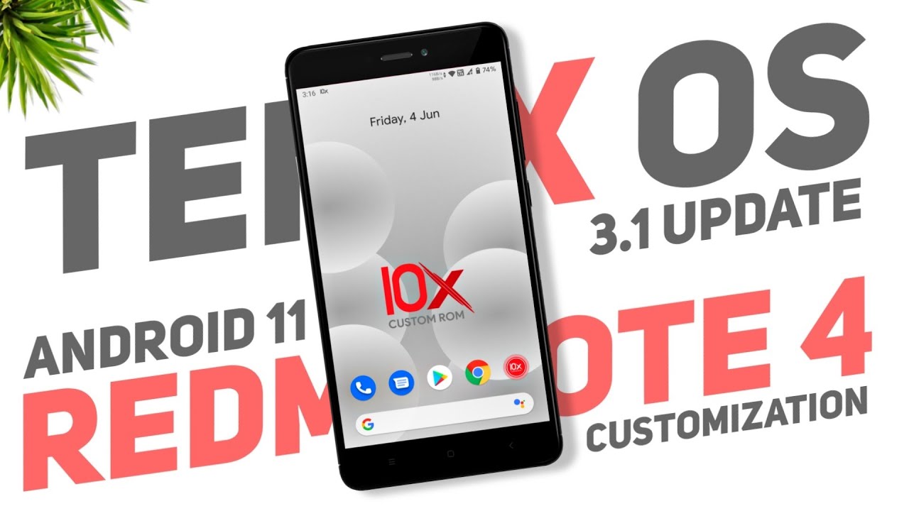 TenX OS 3.1 Flash Rom For Redmi Note 4 | Android 11 | Many Customization | Install & Full Review