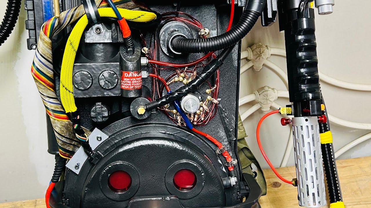 GHOSTBUSTERS Haslab Proton Pack NinjaTunes Mod Demo. #Ghosbusters #protonpack #Modified #Cosplay