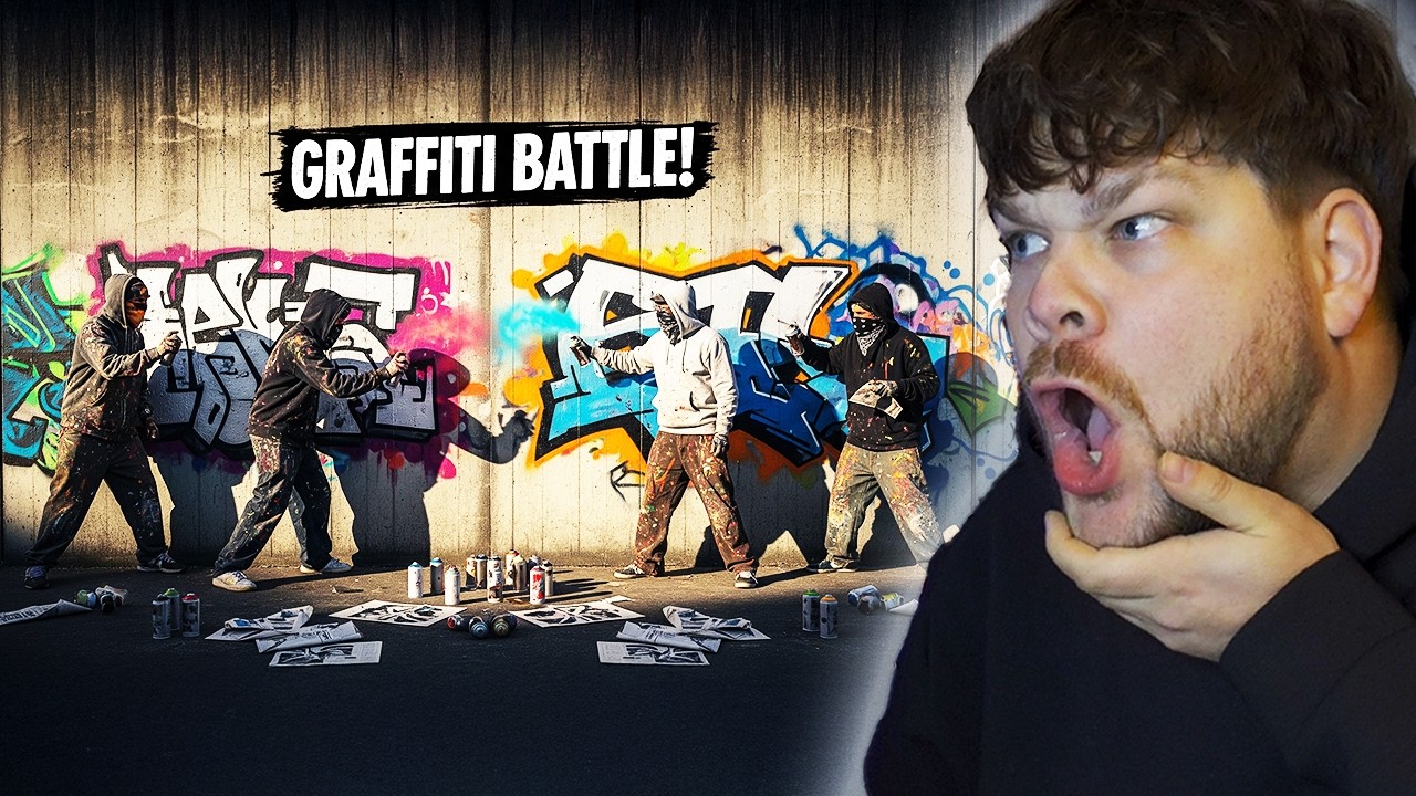 GRAFFITI BATTLE 2 VS 2 | Wer malt besser? | Reaction