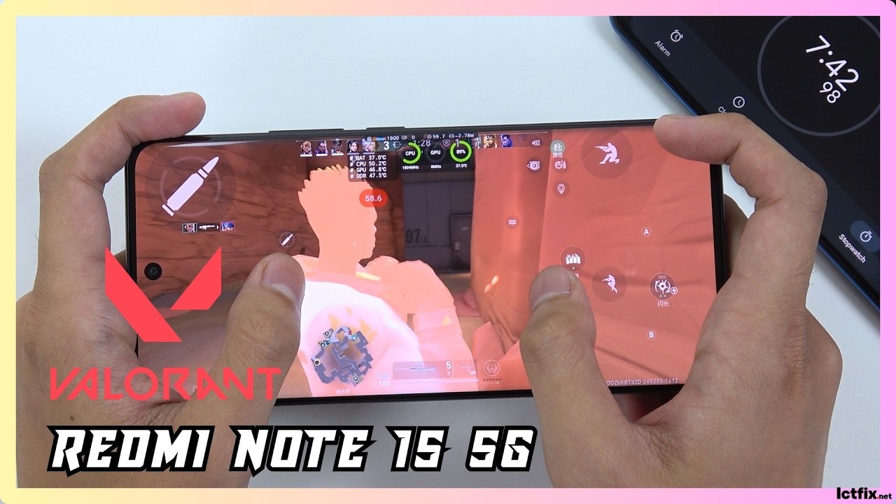 Redmi Note 15 5G Valorant Mobile Gaming Test | Snapdragon 6 Gen 3, 120Hz AMOLED FPS Test