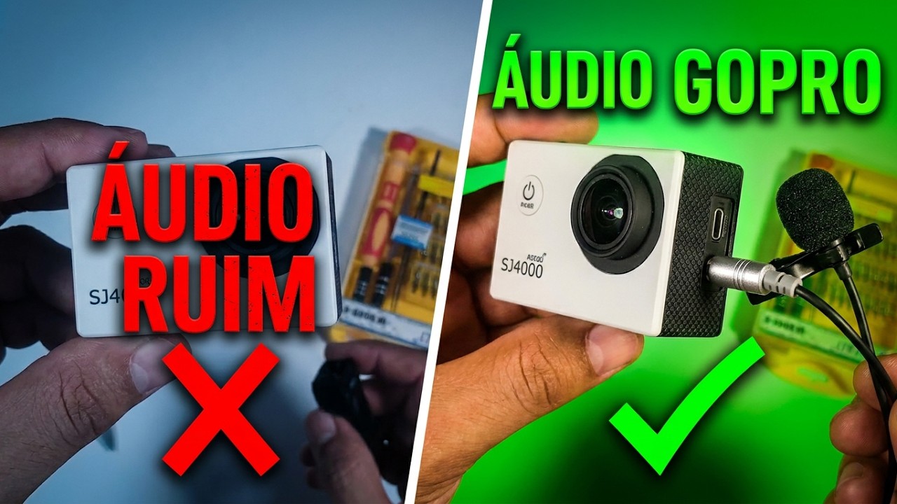 Microfone Externo na NG-100, SJ4000 e Outras!
