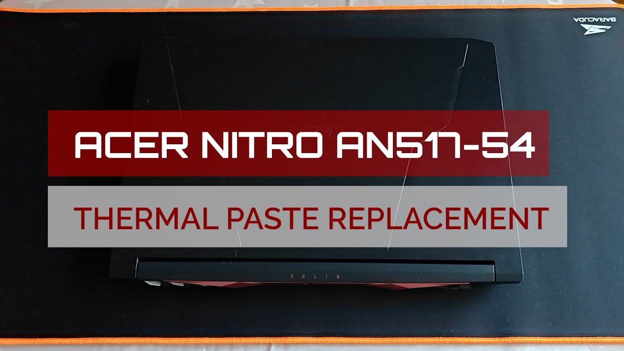 Acer Aspire 5 A515 - replacing the thermal paste