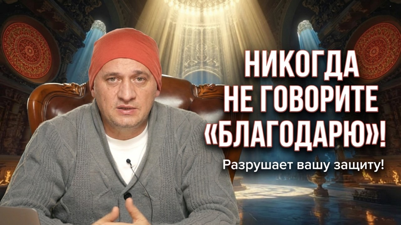 НИКОГДА не говорите «Благодарю»! Почему это слово разрушает вашу защиту?
