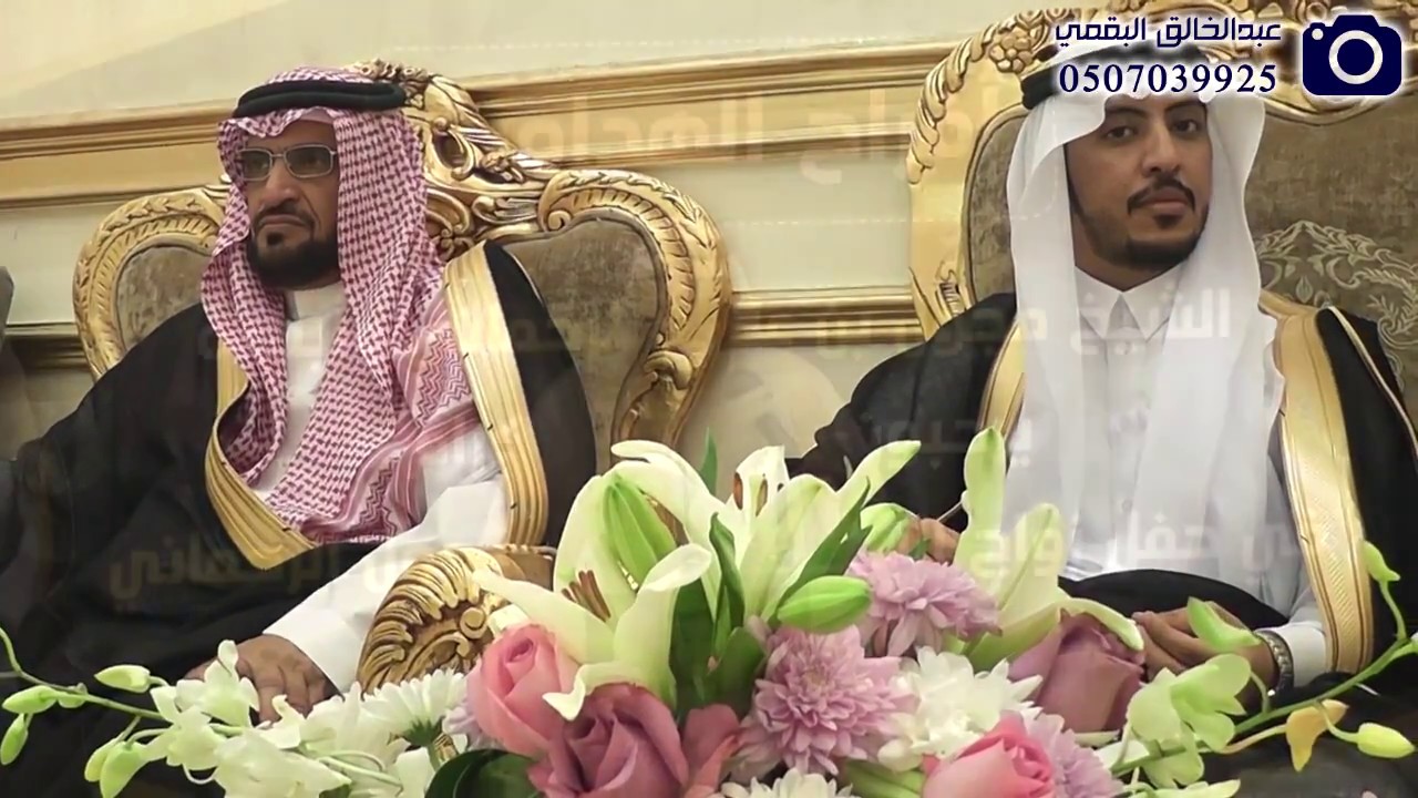البرنامج الخطابي والعرضة على الشيلات /  حفل زواج الشاب /  جلوي بن مجول الرحماني