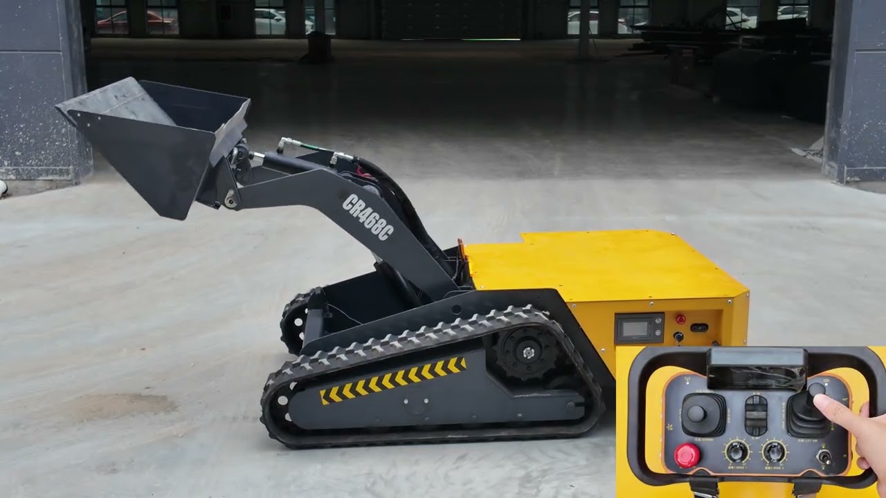 Chary Brand CR468C Remote Control Electric Mini Dozer for Sale