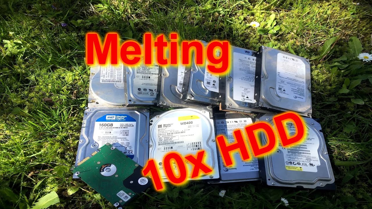 Melting 10x HDD
