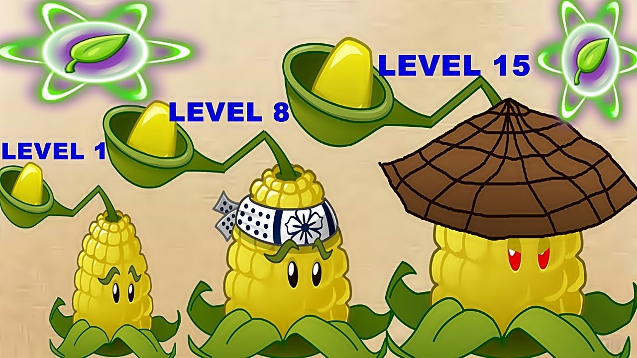 Kernel-pult Pvz2 Level 1-8-15 Max Level in Plants vs. Zombies 2: Gameplay 2017