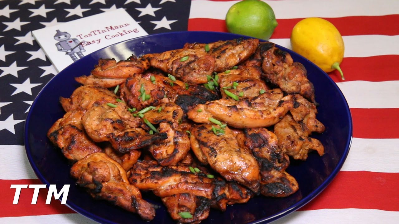 BBQ Chicken Thighs in Sabauce Marinade~Drip 'N Griddle Pan Weber Kettle