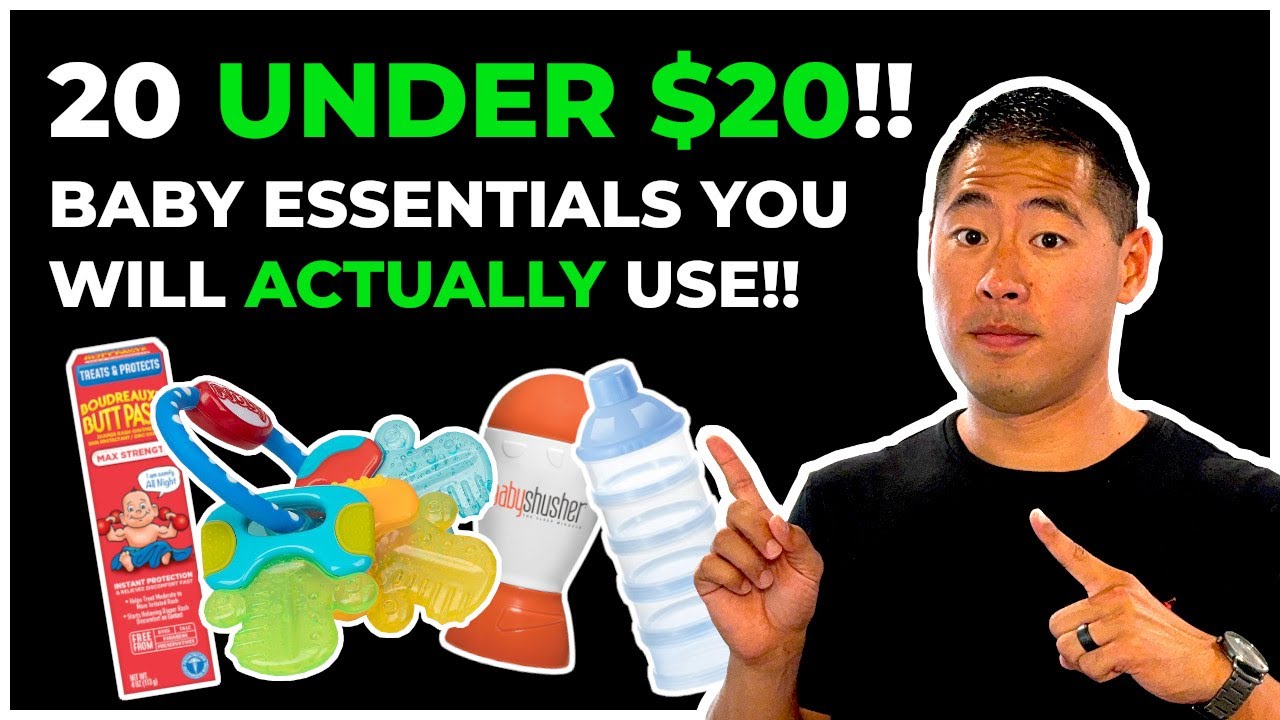 20 Under $20 - Baby Essentials You Will ACTUALLY Use (First 6 Months)