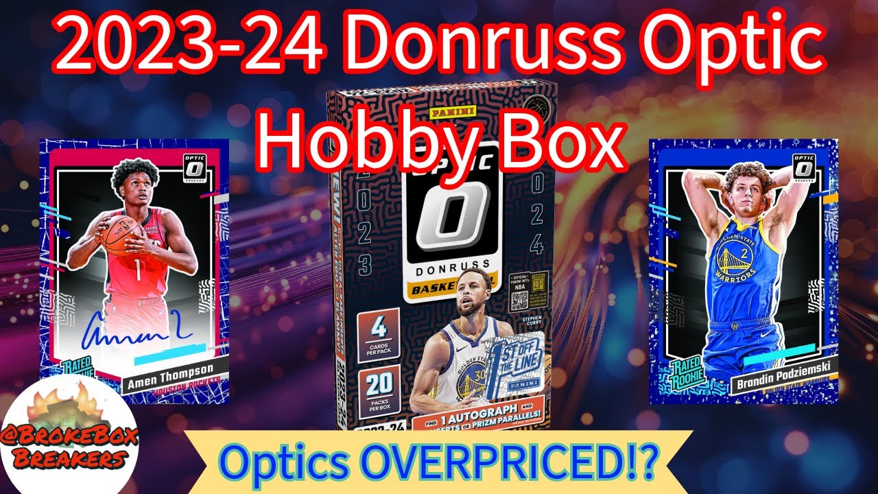 We Struck GOLD auto /10!!👑🔥 2023-24 Panini Donruss Optic NBA 🏀 Hobby Box (FOTL) - review