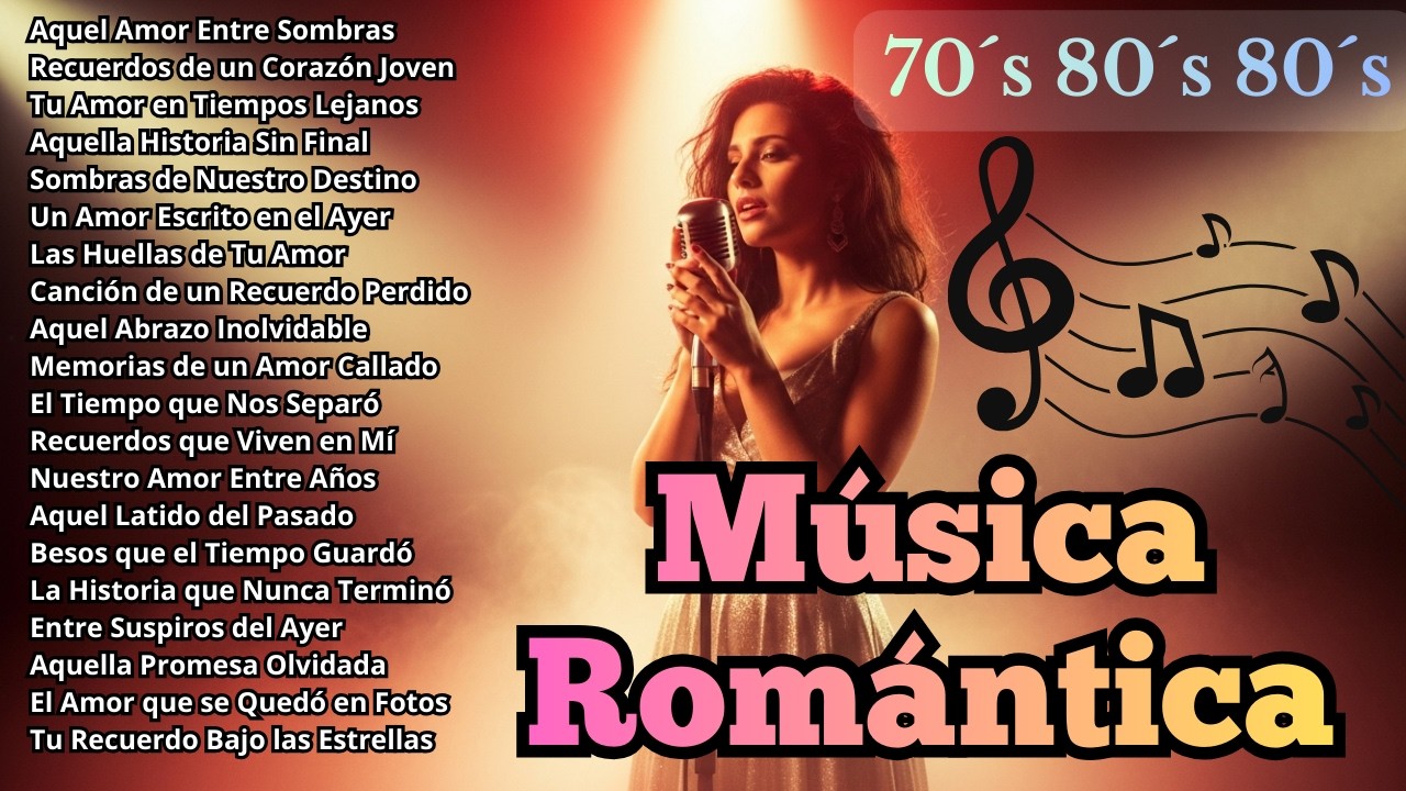 Aquel Amor Entre Sombras 🎵🌹 Canciones Románticas Viejitas Pero Bonitas 🌹 Clásicos 70s 80s 90s
