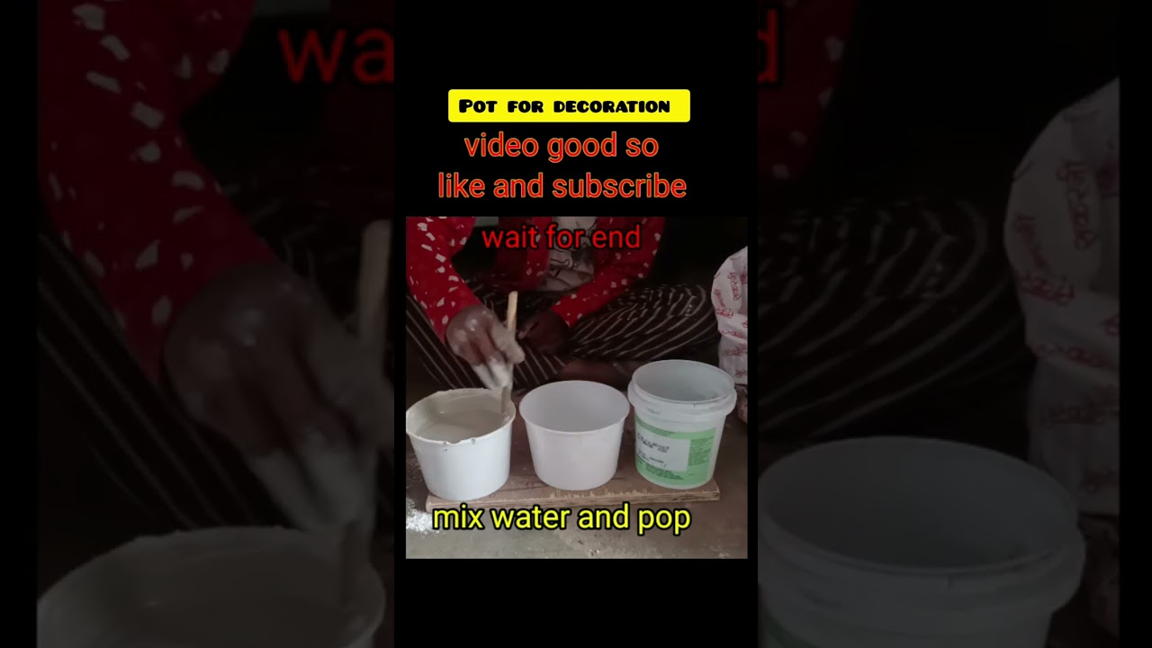 make a pot. home made pop pot. home decoration crafts. 