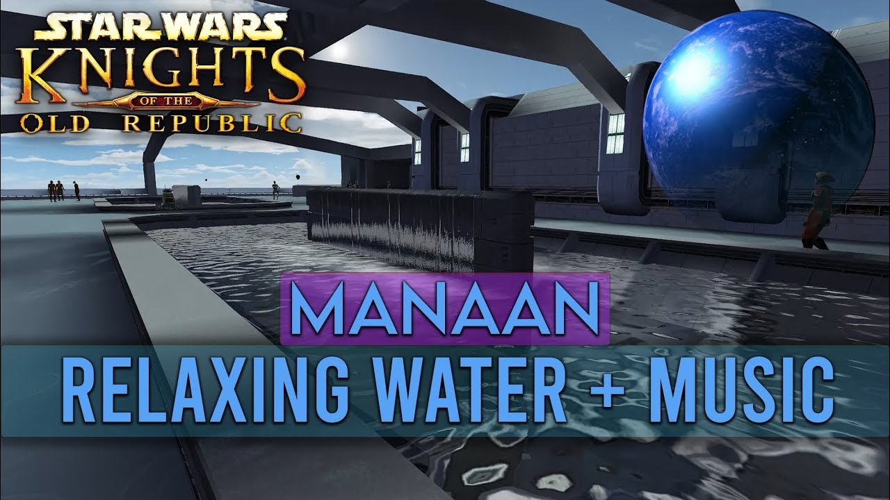 Star Wars: KoToR | Manaan | Relaxing Water + Music | 1 HOUR | Stress, Anxiety Relief | Zen