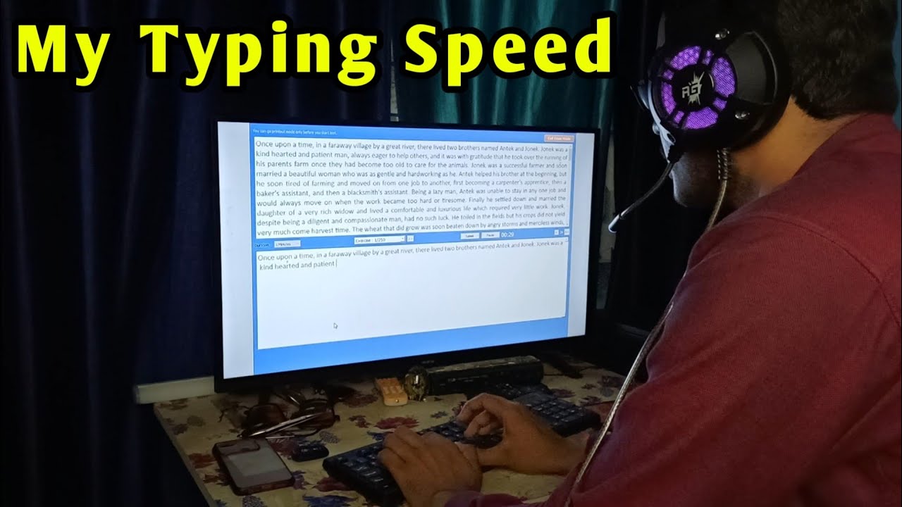My Typing Speed 😀 || SSC CGL/CHSL