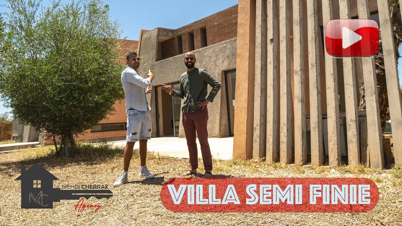 490000Euros UNE GRANDE VILLA D’ARCHITECTE SEMI FINIE SUR AMELKIS ! #marrakech #expat