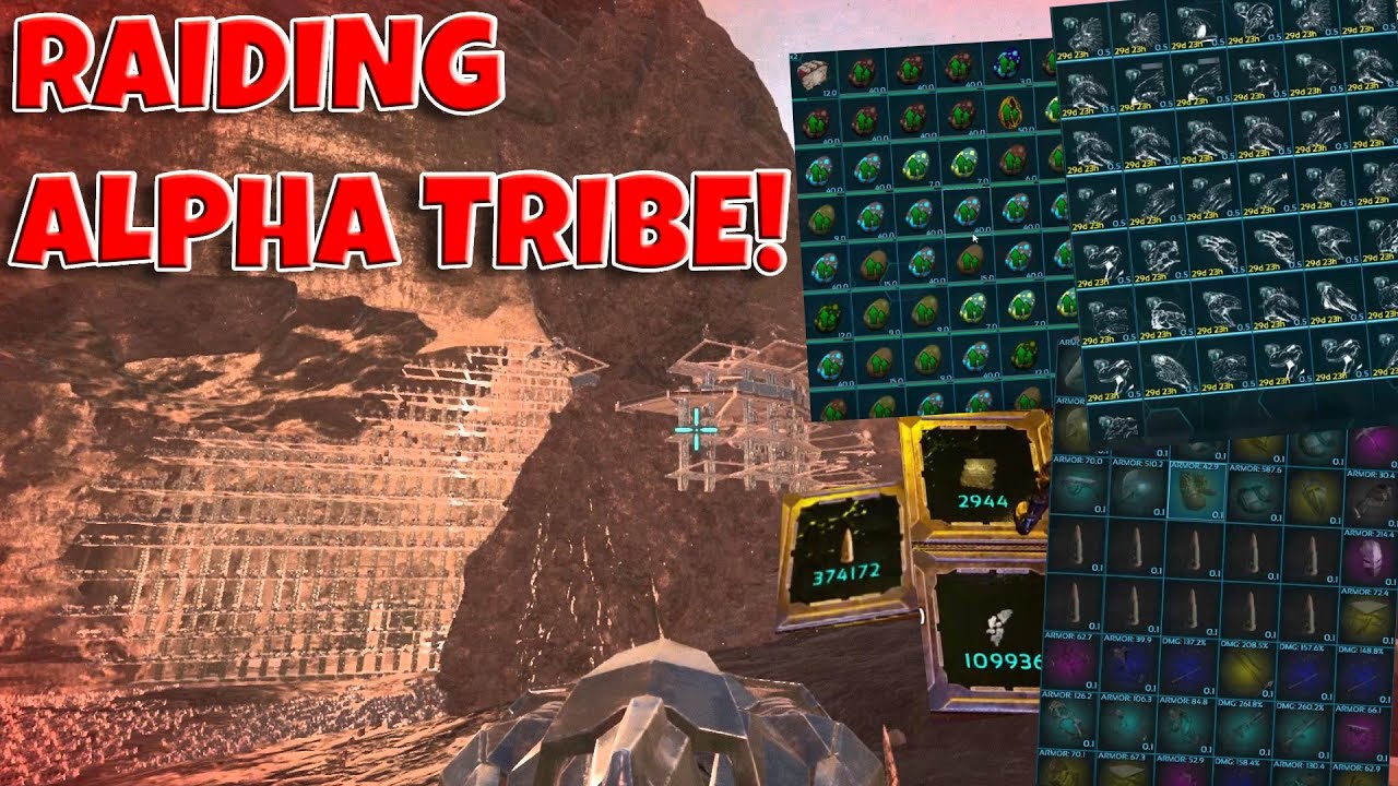 Raiding MASSIVE Alpha Tribe For INSANE LOOT!