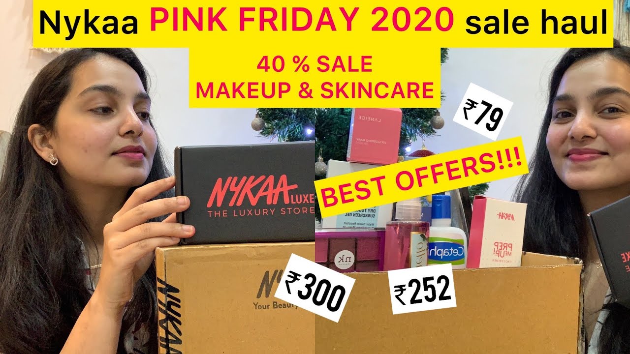 *BEST* Nykaa PINK FRIDAY 2020 sale haul || Skincare & Makeup haul