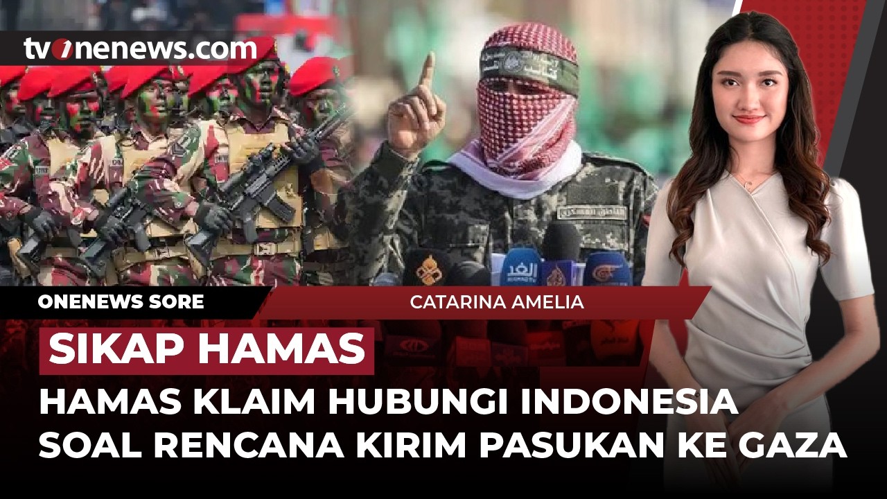 [LIVE] 🔴 Hamas soal Indonesia Kirim Pasukan , Wanita Lempar Bom Molotov ke Toko Emas | Onenews Sore
