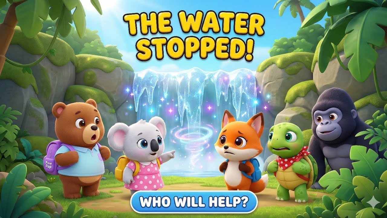 The Water Stopped! 💧 LUMO Saves the Jungle | Paw Pop Kids Cartoon