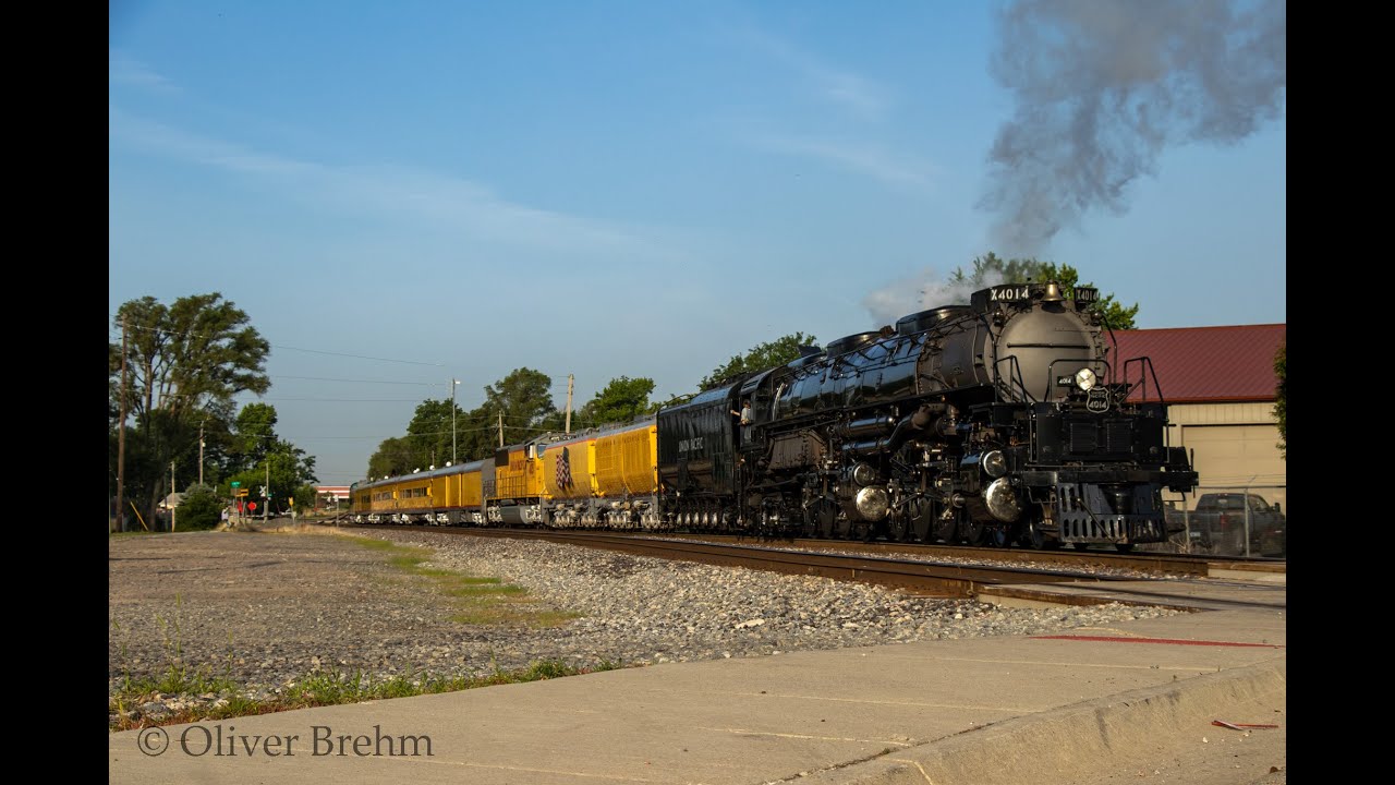 UP Big Boy 4014 & Home Run Express move to Home Plate (6/14/2023)