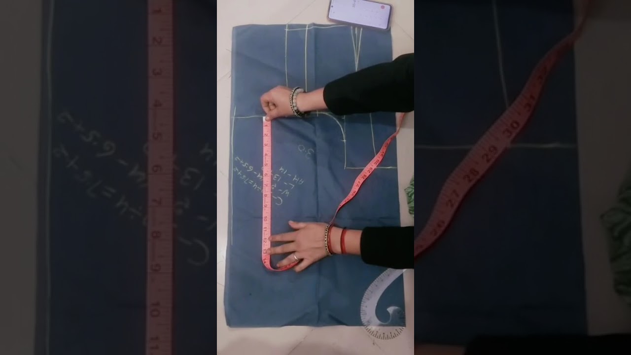 Blouse cutting 30 size #real#voice#cuttnig ✂️