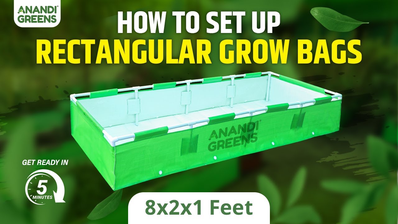 How to Set up Anandi Greens HDPE Grow Bags 8x2x1 | Simple Steps to set up your Grow Bag