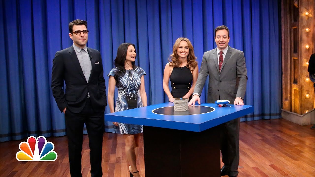 Catchphrase with Lucy Liu, Zachary Quinto and Giada De Laurentiis (Late Night with Jimmy Fallon)