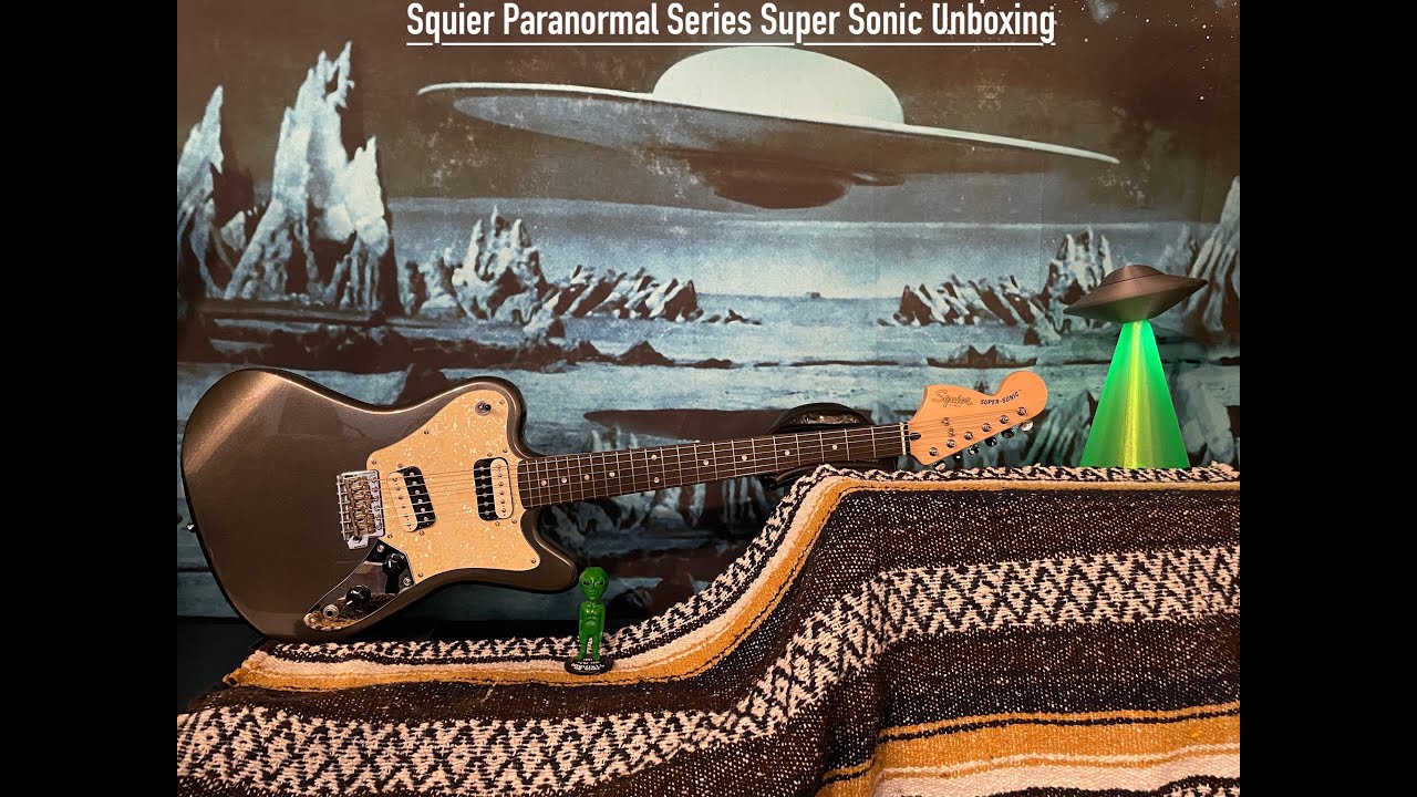 Squier Paranormal Series Super Sonic Unboxing/Demo