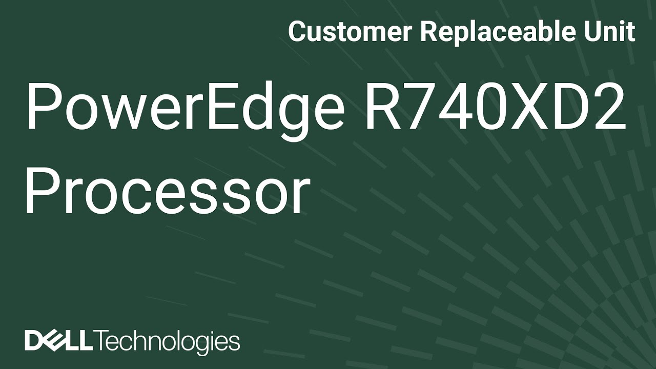 Dell PowerEdge R740XD2: Remove/Install Processor and Heatsink Module