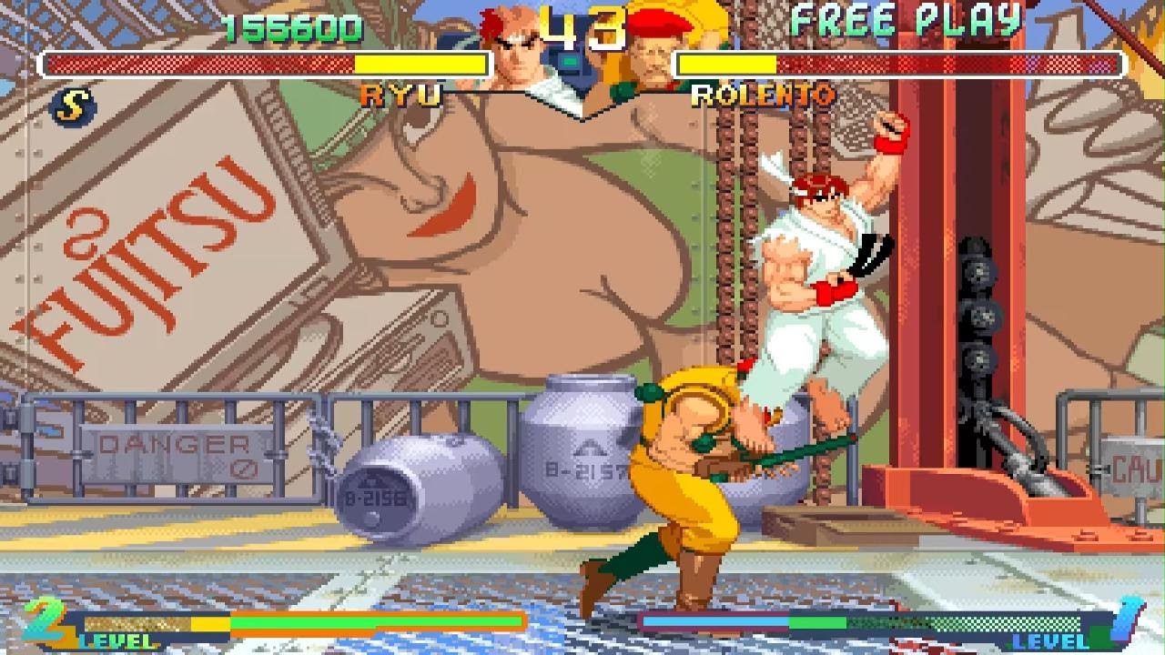 ストリートファイターZERO2 プレイ